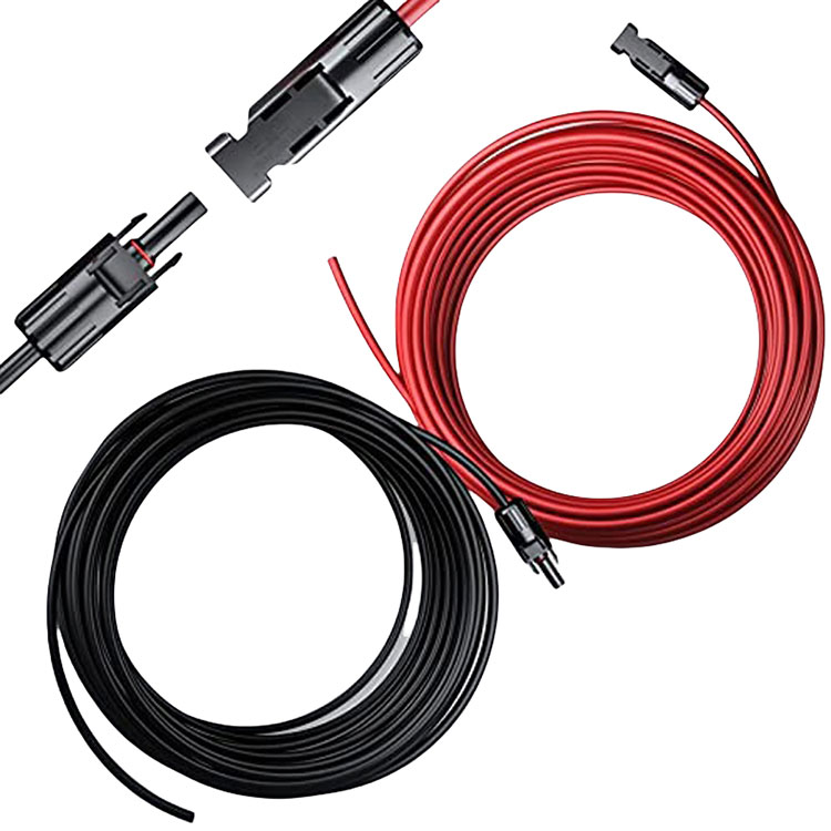 התקנה סולארית של רכב מחוץ לרשת 12AWG חוט מחבר