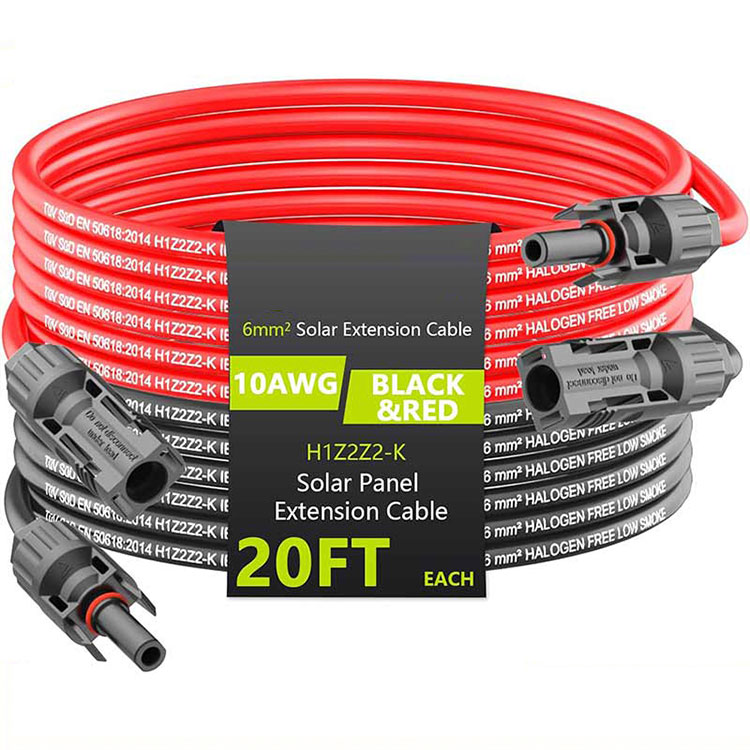כבל מאריך סולארי 20FT 10AWG (6 מ
