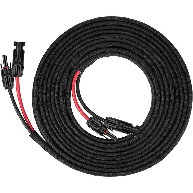 כבל מאריך לפאנל סולארי Twin Wire - כבל מאריך סולארי 30Ft 10AWG(6mm2)