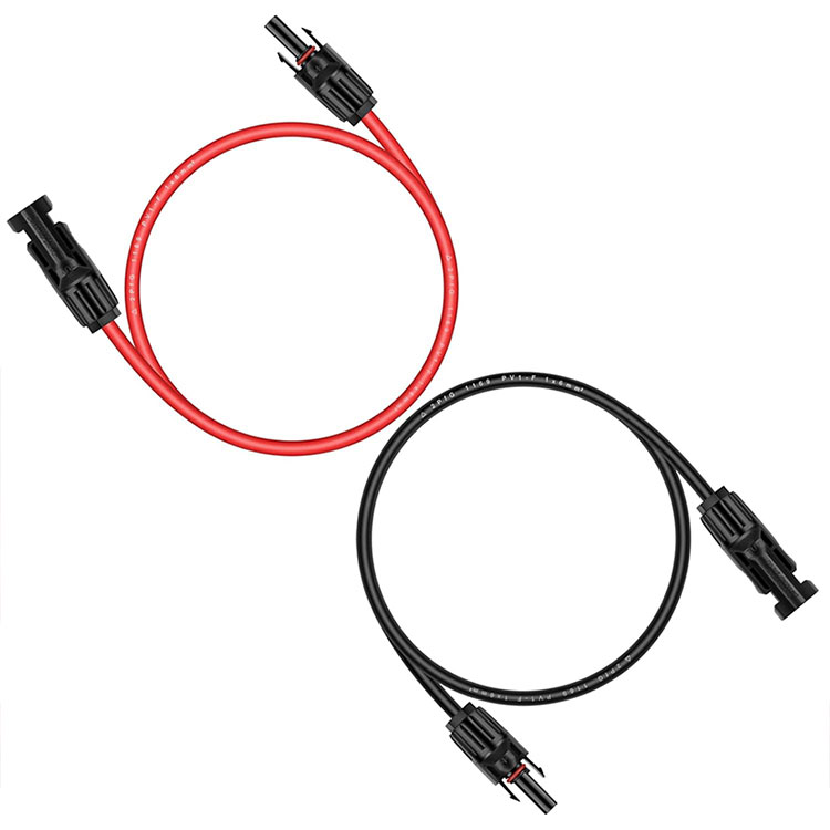 חוט פוטו-וולטאי עמיד בפני UV 3 רגל 10AWG